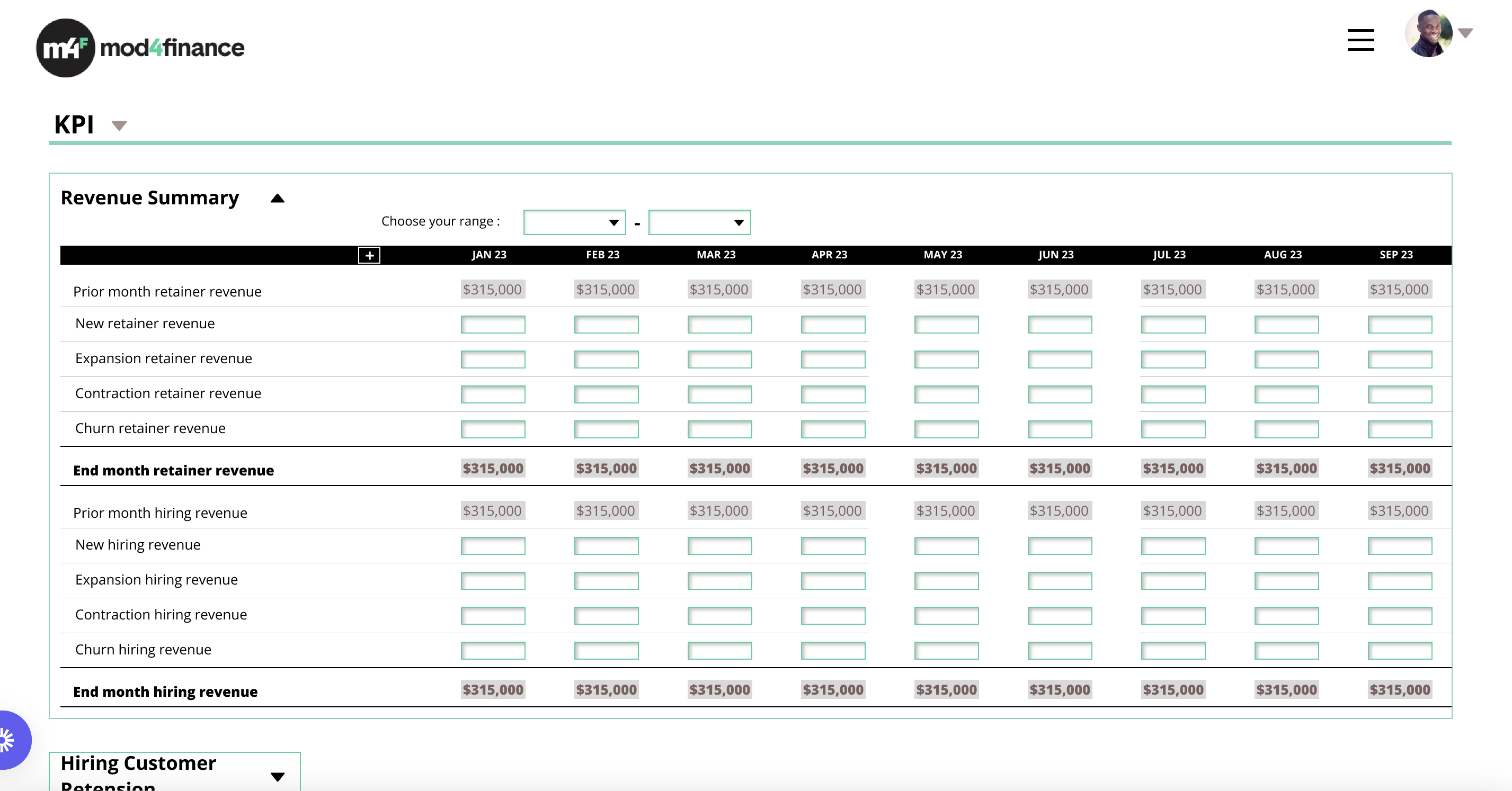 Finance Data Dashboard